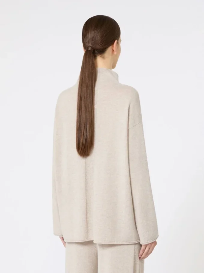 Pullover aus Kaschmirgarn, beige Pullover aus Kaschmirgarn, beige