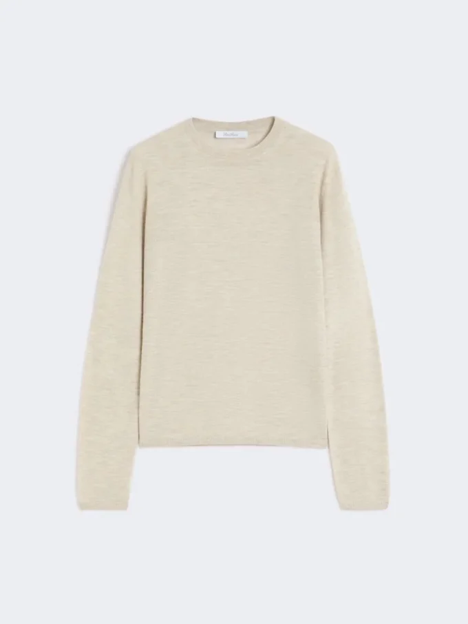Pullover aus Kaschmirgarn, beige Pullover aus Kaschmirgarn, beige