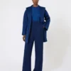 Pullover aus Kaschmirgarn, China-Blau Pullover aus Kaschmirgarn, China-Blau