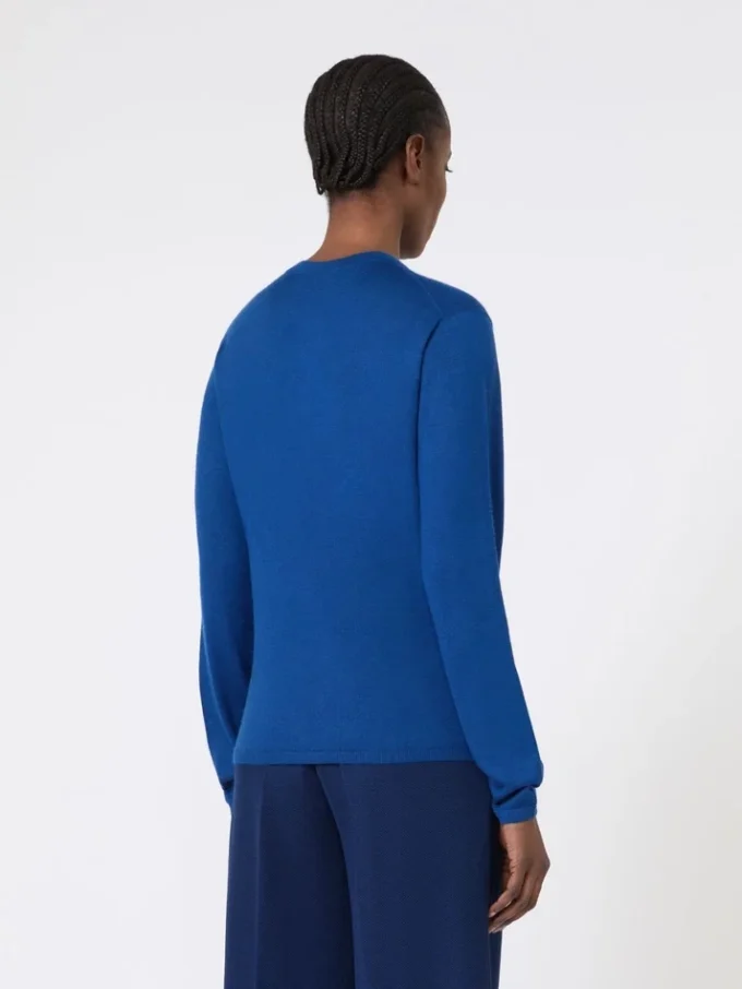 Pullover aus Kaschmirgarn, China-Blau Pullover aus Kaschmirgarn, China-Blau