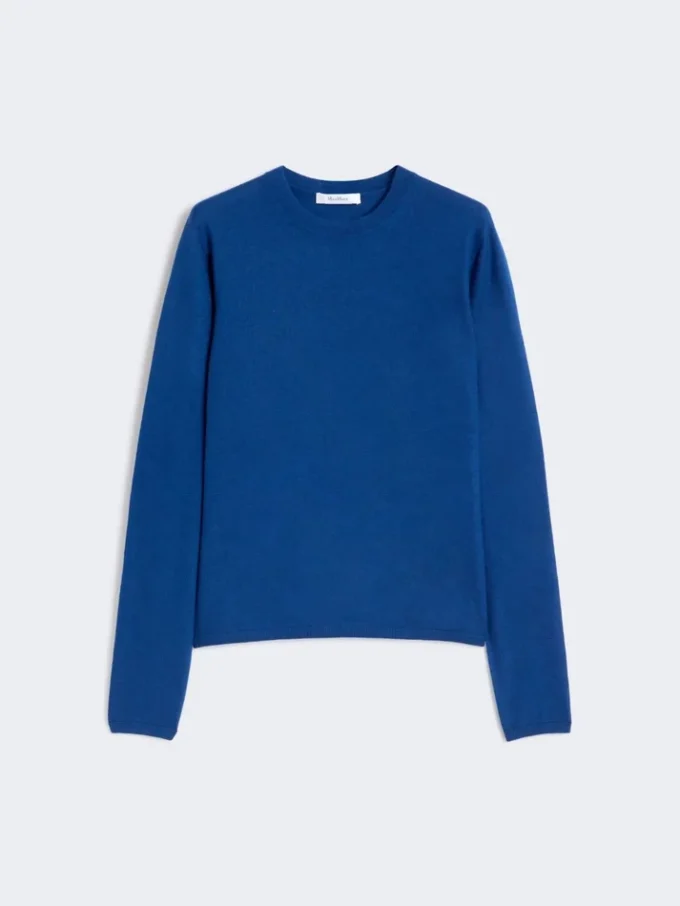Pullover aus Kaschmirgarn, China-Blau Pullover aus Kaschmirgarn, China-Blau
