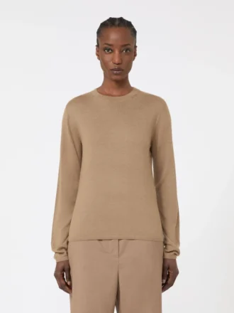 Pullover aus Kaschmirgarn, haselnussbraun