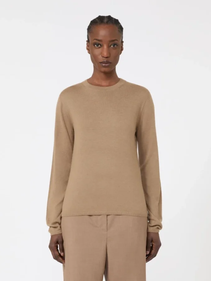 Pullover aus Kaschmirgarn, haselnussbraun Pullover aus Kaschmirgarn, haselnussbraun