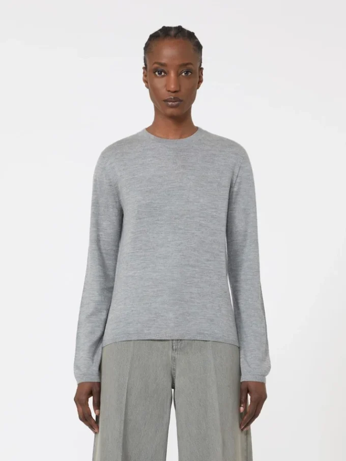 Pullover aus Kaschmirgarn, hellgrau Pullover aus Kaschmirgarn, hellgrau