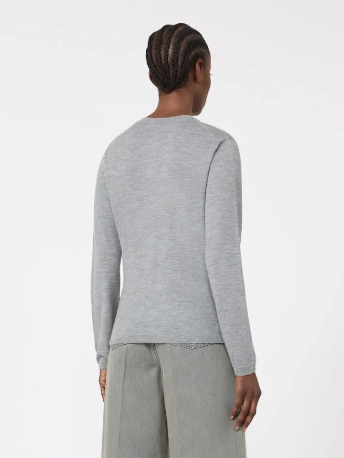 Pullover aus Kaschmirgarn, hellgrau Pullover aus Kaschmirgarn, hellgrau