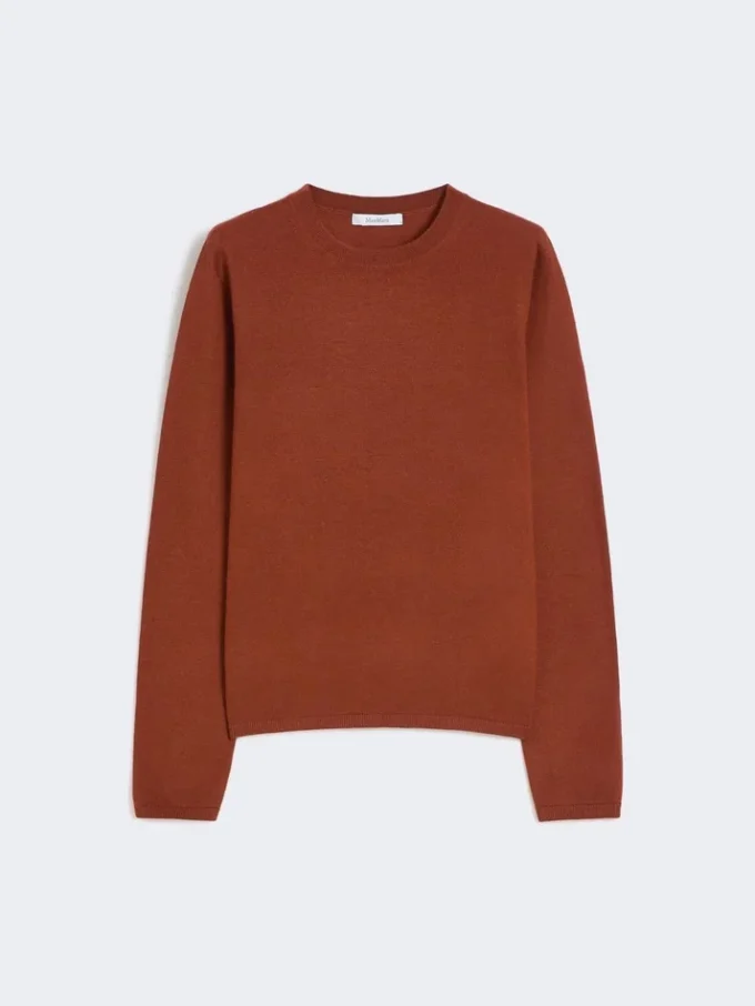 Pullover aus Kaschmirgarn, Terrakotta Pullover aus Kaschmirgarn, Terrakotta