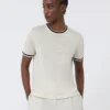 Pullover aus reinem Leinen, weiß Pullover aus reinem Leinen, weiß