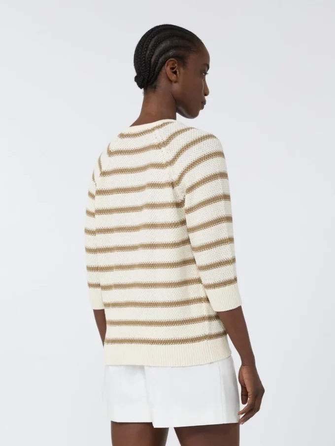 Pullover aus reiner Baumwolle, Seide Pullover aus reiner Baumwolle, Seide