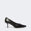 Pumps aus Glattleder, schwarz Pumps aus Glattleder, schwarz