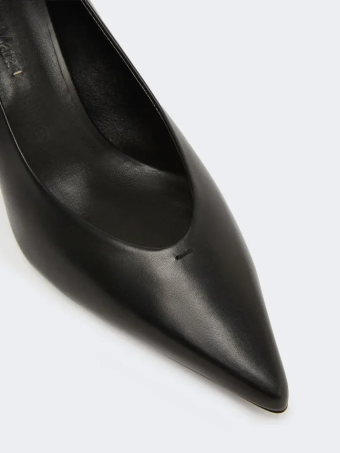 Pumps aus Glattleder, schwarz Pumps aus Glattleder, schwarz