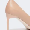 Pumps aus Nappaleder, puderfarben