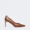 Pumps aus Nappaleder, tabakfarben