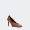 Pumps aus Nappaleder, tabakfarben