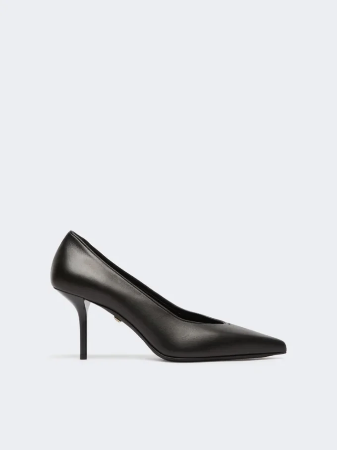 Pumps aus weichem Nappaleder, schwarz Pumps aus weichem Nappaleder, schwarz
