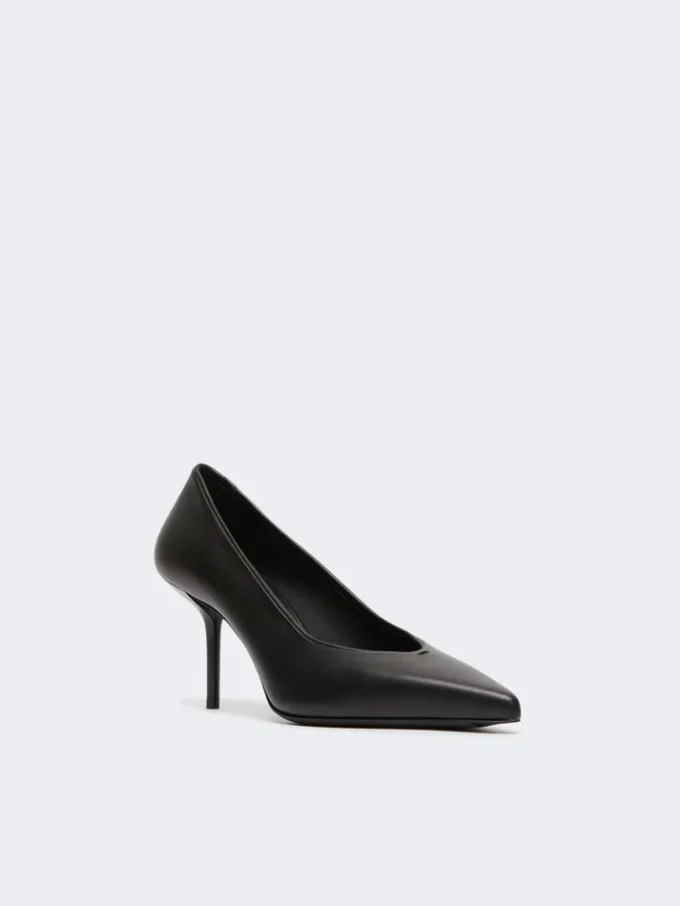 Pumps aus weichem Nappaleder, schwarz Pumps aus weichem Nappaleder, schwarz