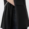 Ärmelloser Blazer aus Stretch-Wolle, schwarz Ärmelloser Blazer aus Stretch-Wolle, schwarz