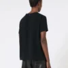 Satin-T-Shirt, schwarz Satin-T-Shirt, schwarz