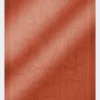 Schal aus Baumwolle, Modal und Kaschmir-Jacquard, korallenrot