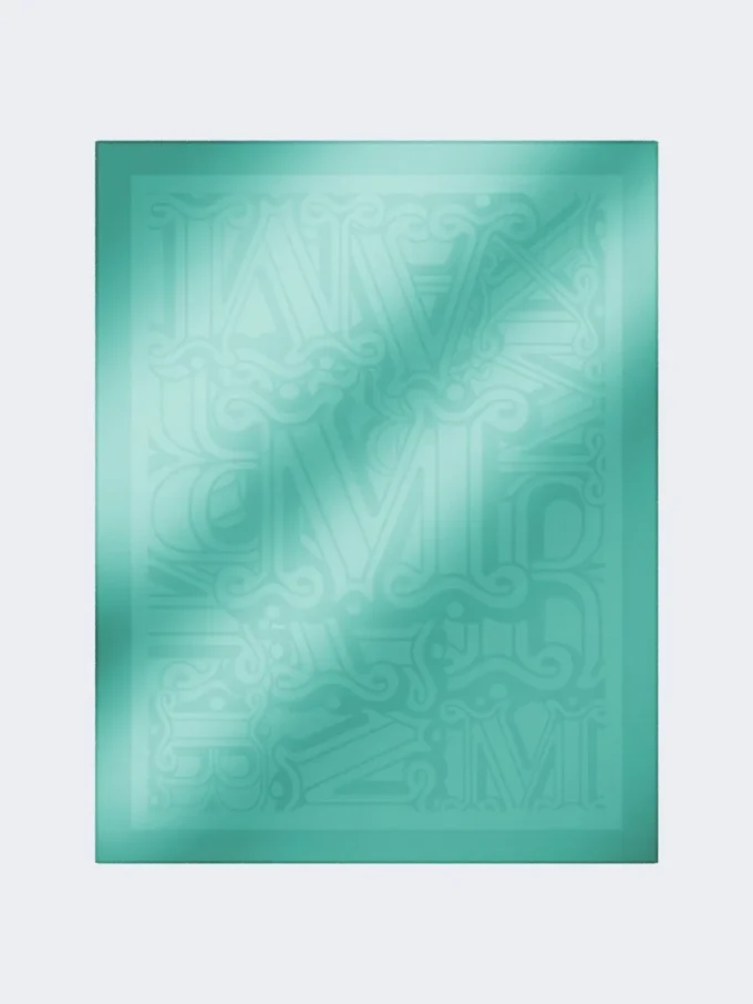 Schal aus Baumwolle, Modal und Kaschmir mit Jacquardmuster, pastellgrün Schal aus Baumwolle, Modal und Kaschmir mit Jacquardmuster, pastellgrün