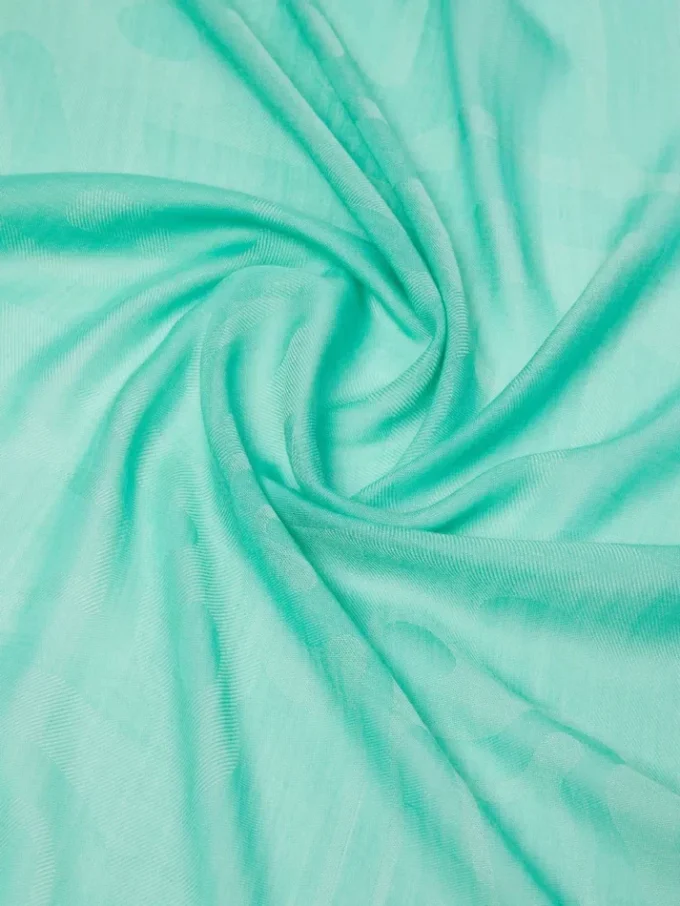 Schal aus Baumwolle, Modal und Kaschmir mit Jacquardmuster, pastellgrün Schal aus Baumwolle, Modal und Kaschmir mit Jacquardmuster, pastellgrün