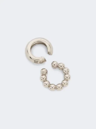 Set aus zwei Ohrklemmen, silber Set aus zwei Ohrklemmen, silber