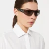Shield-Sonnenbrille, schwarz Shield-Sonnenbrille, schwarz