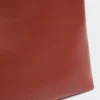 Shopper-Tasche aus Leder mit S-Schnalle, rostrot Shopper-Tasche aus Leder mit S-Schnalle, rostrot