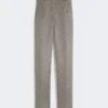 Slim-Fit-Hose aus Jersey-Mesh, mittelgrau