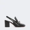 Slingbacks aus Nappaleder, schwarz Slingbacks aus Nappaleder, schwarz
