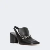 Slingbacks aus Nappaleder, schwarz Slingbacks aus Nappaleder, schwarz