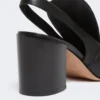 Slingbacks aus Nappaleder, schwarz Slingbacks aus Nappaleder, schwarz