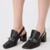 Slingbacks aus Nappaleder, schwarz Slingbacks aus Nappaleder, schwarz