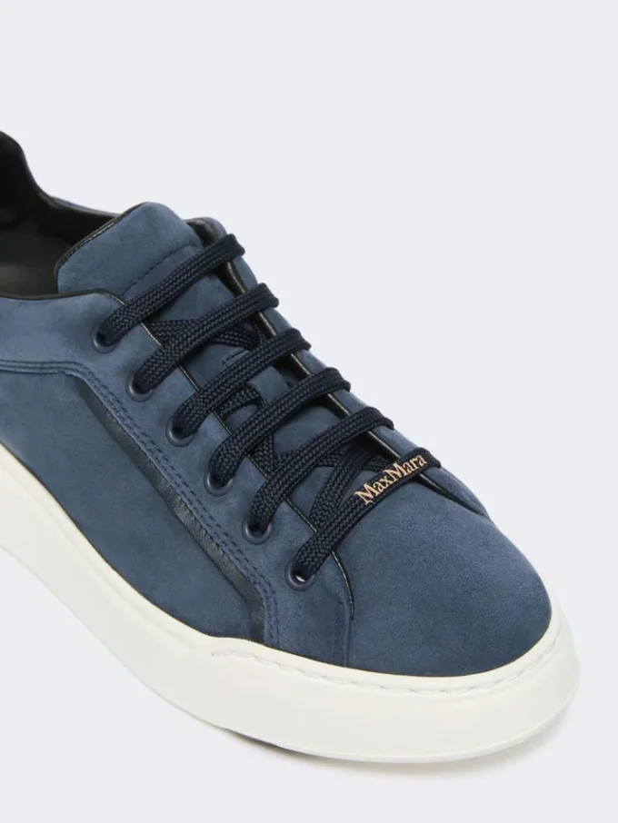 Sneaker aus Wildleder, ultramarinblau