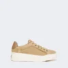 Sneakers aus Wildleder, sandfarben