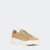 Sneakers aus Wildleder, sandfarben