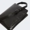 Soffy Mini-Tasche aus gepolstertem Nappaleder, schwarz Soffy Mini-Tasche aus gepolstertem Nappaleder, schwarz