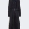 Spitzenhemdkleid, marineblau