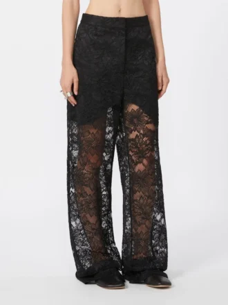Spitzenhose, schwarz