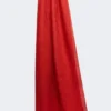 Stola aus Jacquard-Garn aus Wolle und Seide, rot