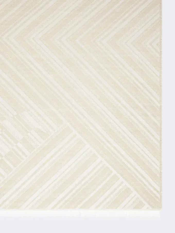 Stola aus Jacquard-Wolle und Seide, taubengrau Stola aus Jacquard-Wolle und Seide, taubengrau