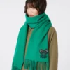Stola aus Wolle und Kaschmir, smaragdgrün Stola aus Wolle und Kaschmir, smaragdgrün