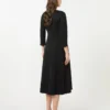 Stretch-Jersey-Kleid, schwarz Stretch-Jersey-Kleid, schwarz