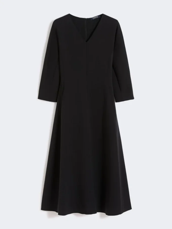 Stretch-Jersey-Kleid, schwarz Stretch-Jersey-Kleid, schwarz