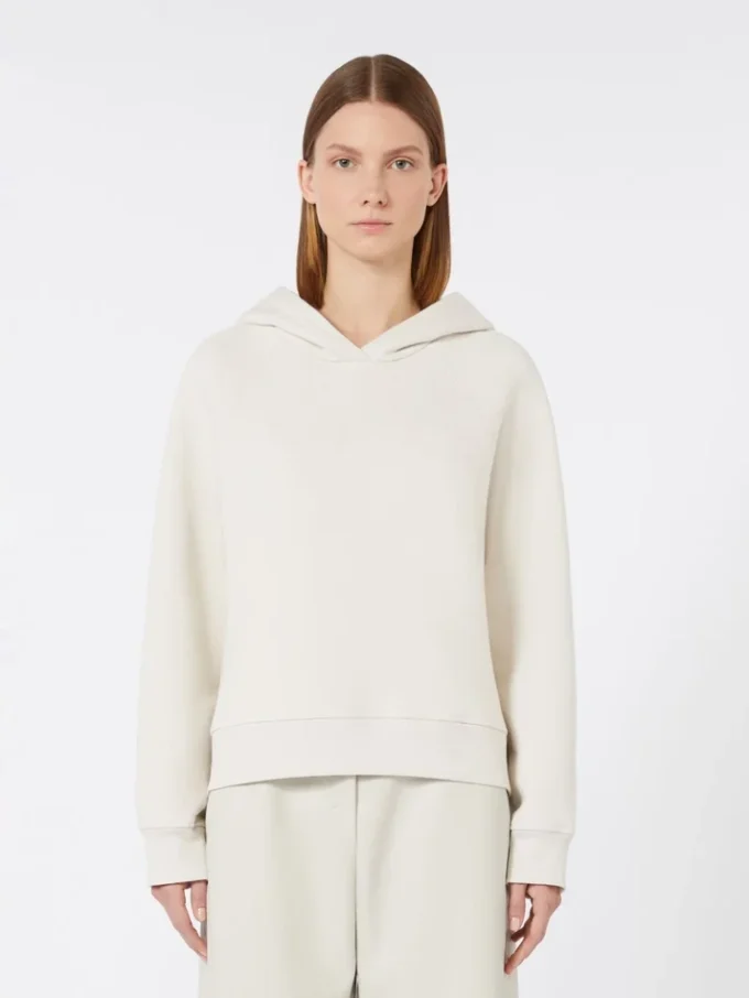 Sweatshirt aus Baumwolljersey, sandfarben Sweatshirt aus Baumwolljersey, sandfarben