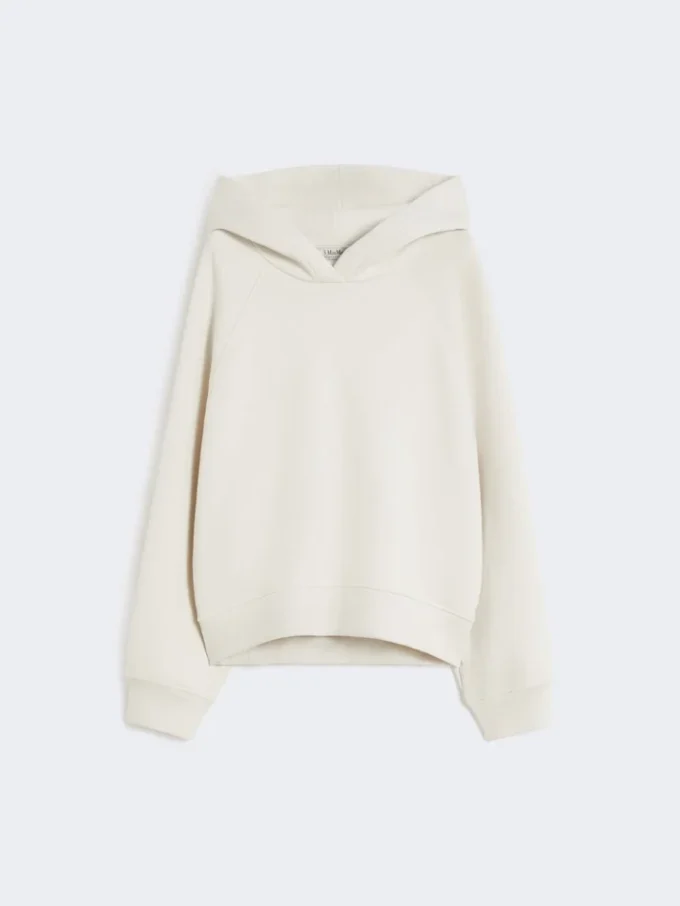 Sweatshirt aus Baumwolljersey, sandfarben Sweatshirt aus Baumwolljersey, sandfarben