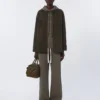 Sweatshirt aus technischem Baumwolljersey, khaki Sweatshirt aus technischem Baumwolljersey, khaki