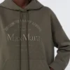Sweatshirt aus technischem Baumwolljersey, khaki Sweatshirt aus technischem Baumwolljersey, khaki