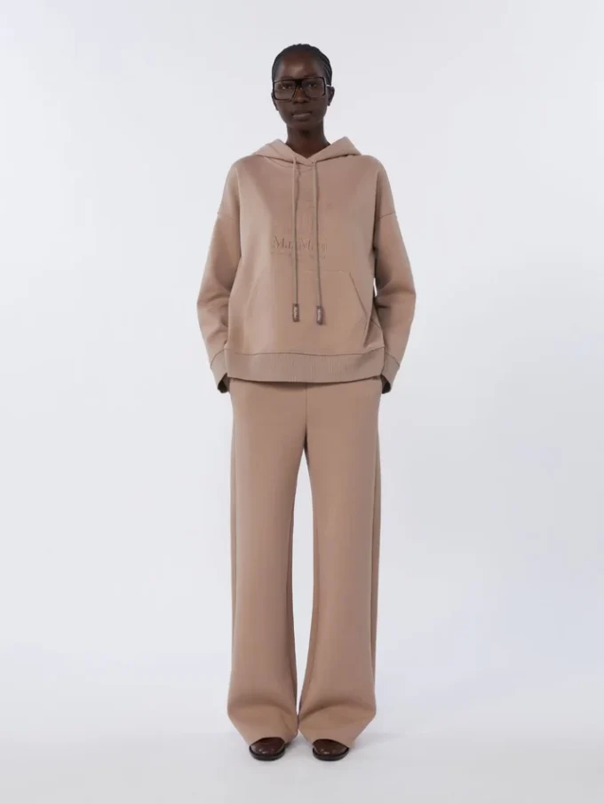 Weit geschnittene Jerseyhose, rosa Weit geschnittene Jerseyhose, rosa