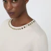 T-Shirt aus Baumwolle und Modal, beige T-Shirt aus Baumwolle und Modal, beige