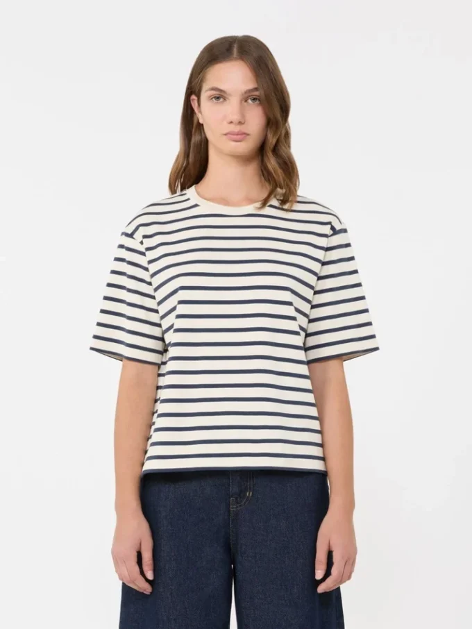 T-Shirt aus Baumwolljersey, Ecru T-Shirt aus Baumwolljersey, Ecru